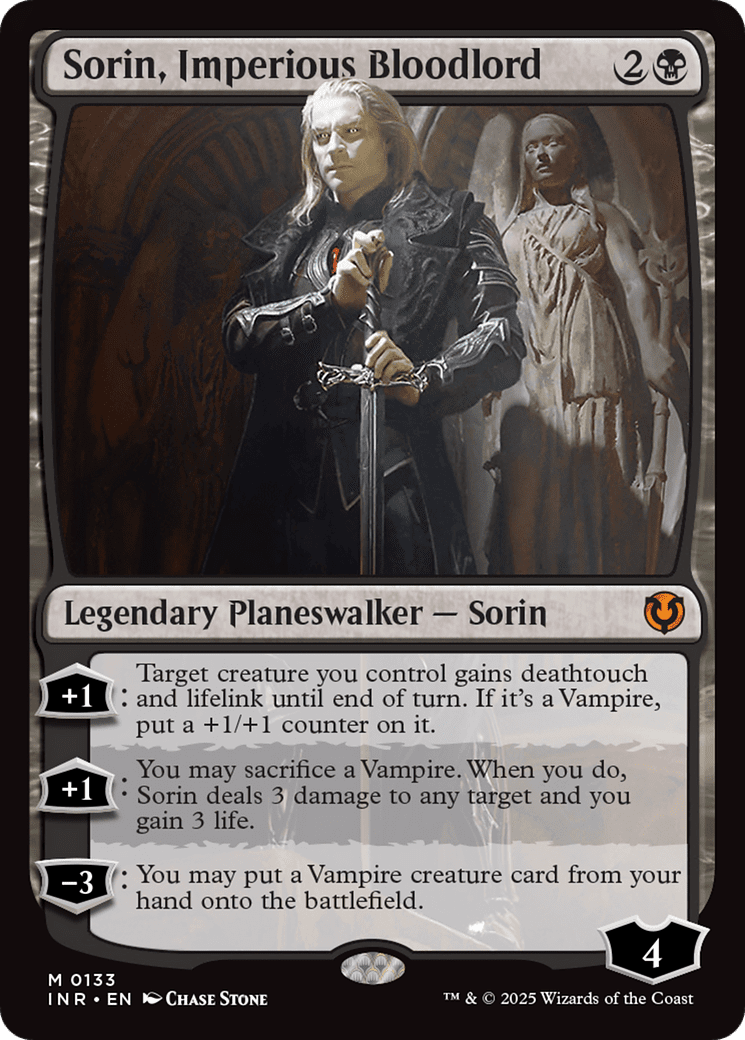 Sorin, Imperious Bloodlord (-133) [Innistrad Remastered]  Foil