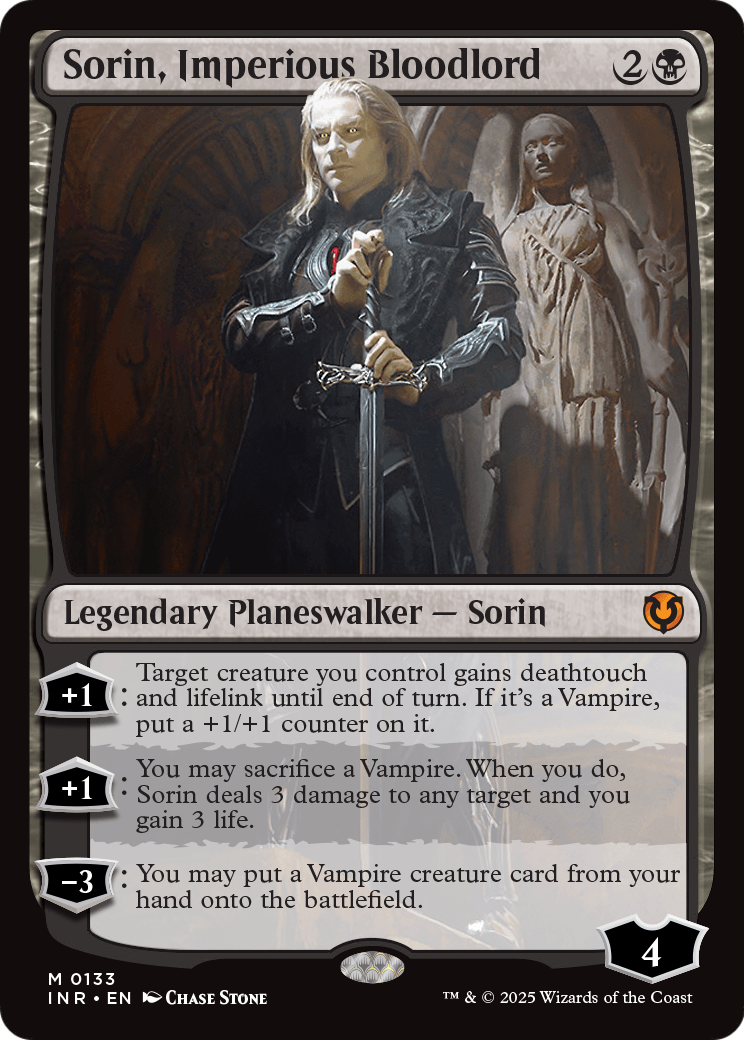 Sorin, Imperious Bloodlord (-133) [Innistrad Remastered]  Foil