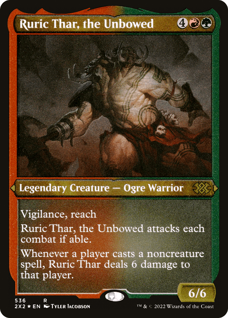 Ruric Thar, the Unbowed (Foil Etched) |  Foil (536) [Double Masters 2022]