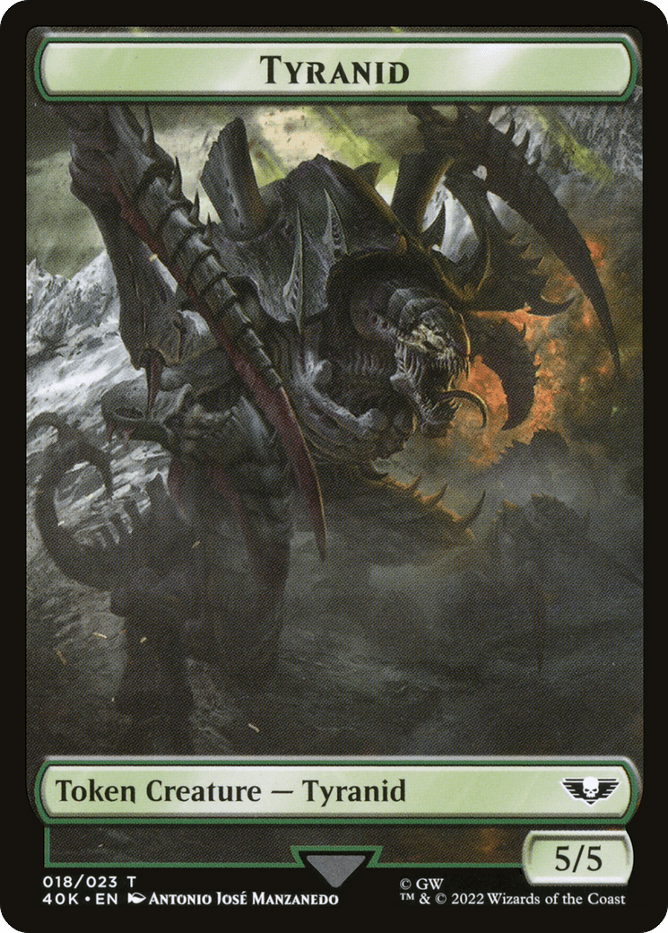 Tyranid (T40K-018) - Warhammer 40,000 Tokens
