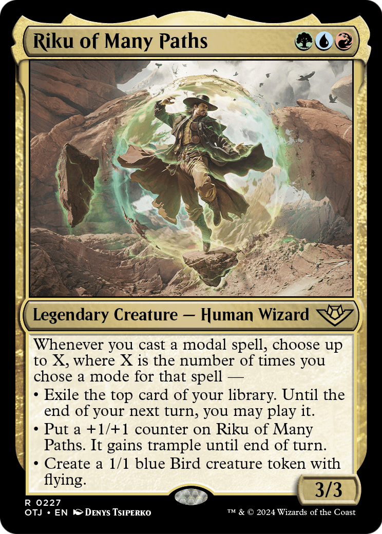 Riku of Many Paths [Outlaws of Thunder Junction] Foil