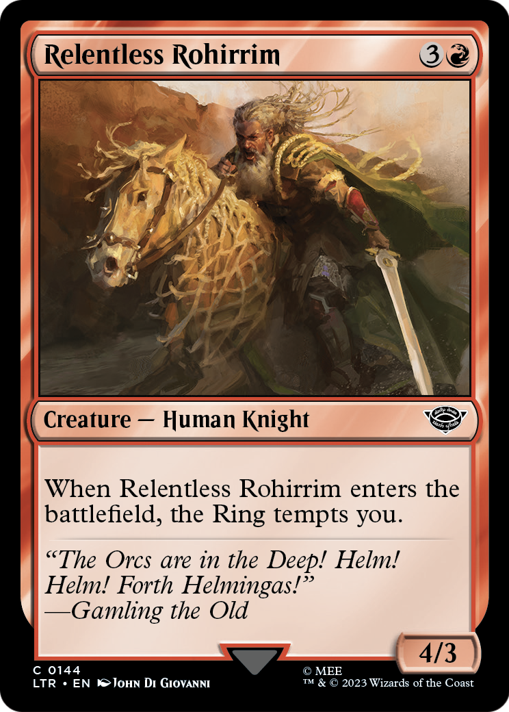 Relentless Rohirrim [The Lord of the Rings: Tales of Middle-Earth] Foil