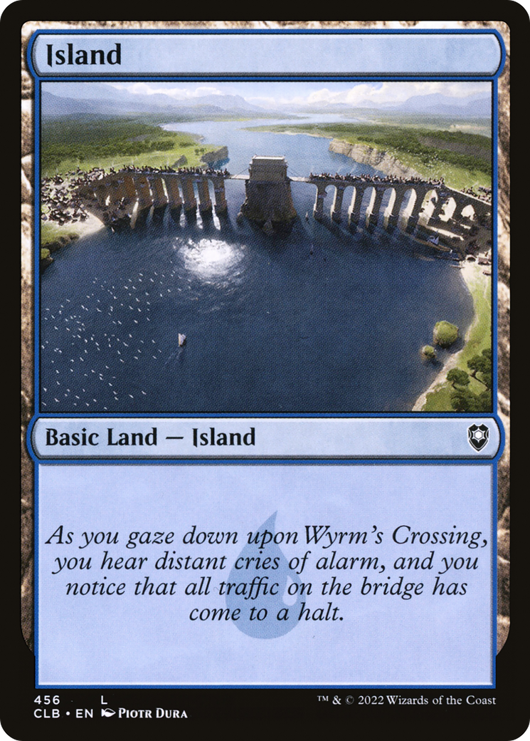 Island (456) [Commander Legends: Battle for Baldur's Gate] Foil