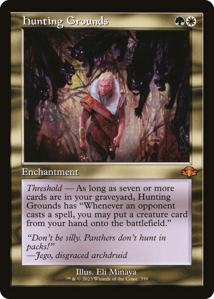 Hunting Grounds (Retro) [Dominaria Remastered] Foil