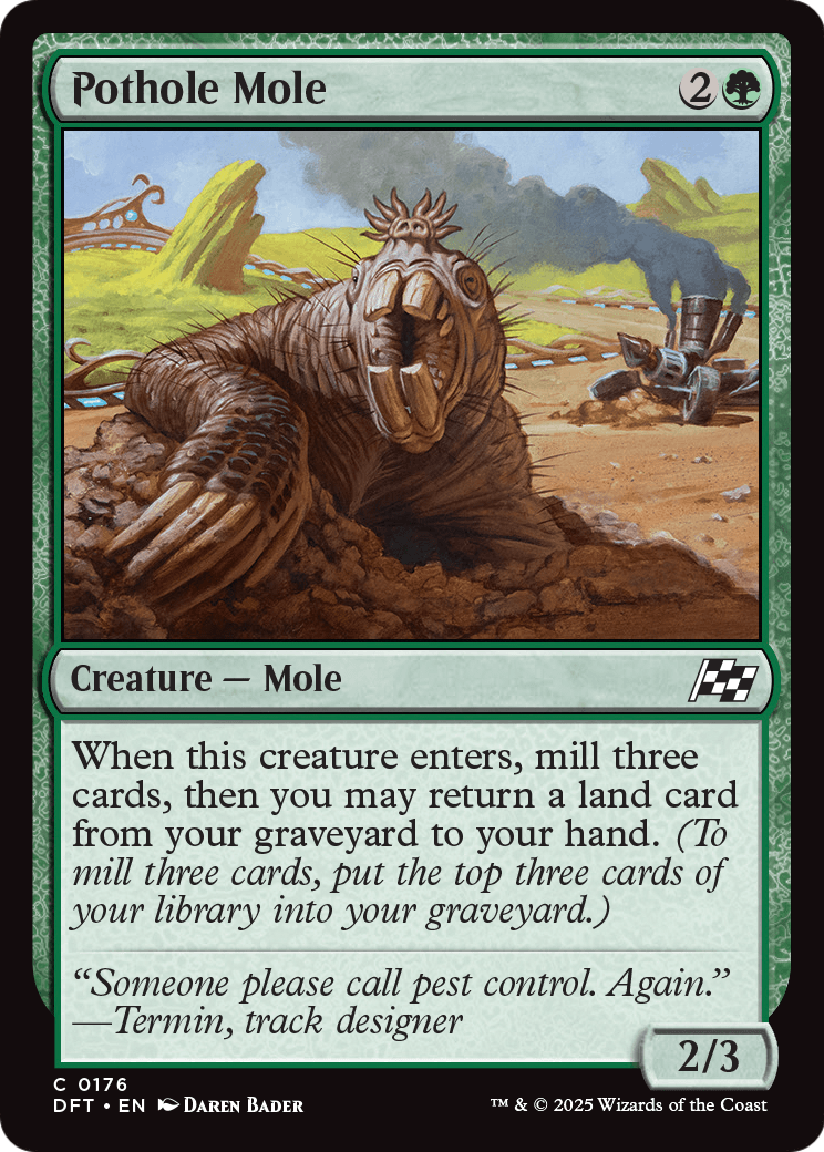 Pothole Mole |  (176) [Aetherdrift]