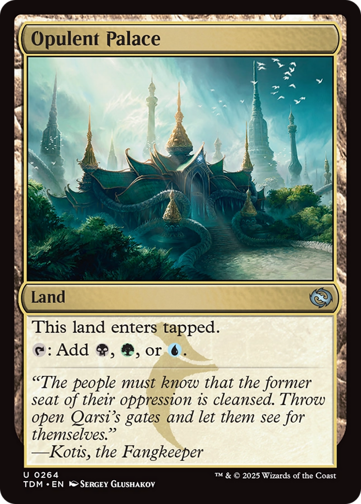 Opulent Palace (264) [Tarkir: Dragonstorm]  Foil