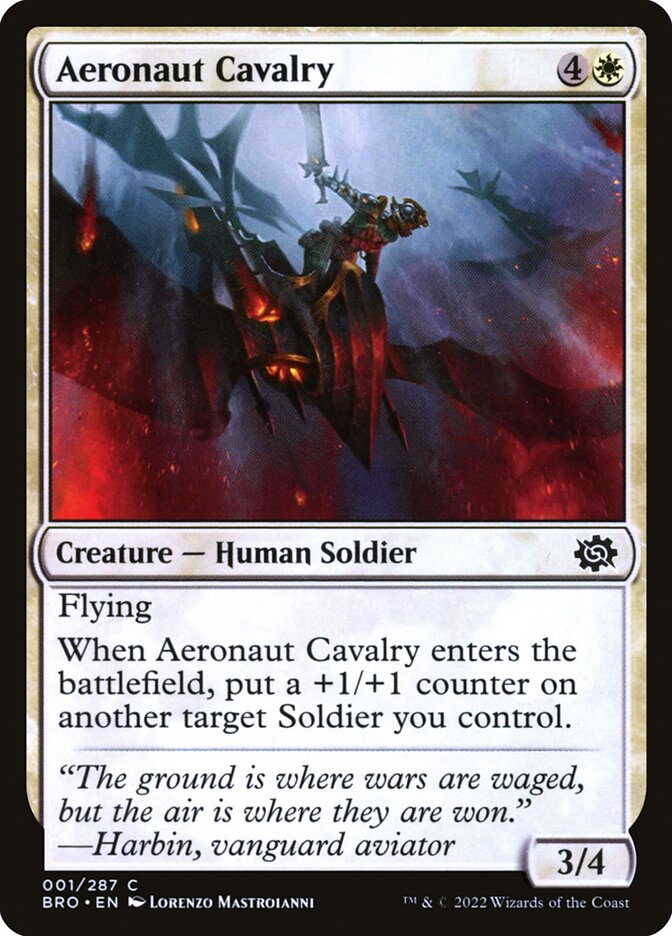 Aeronaut Cavalry 1 (The Brothers' War)  - Foil
