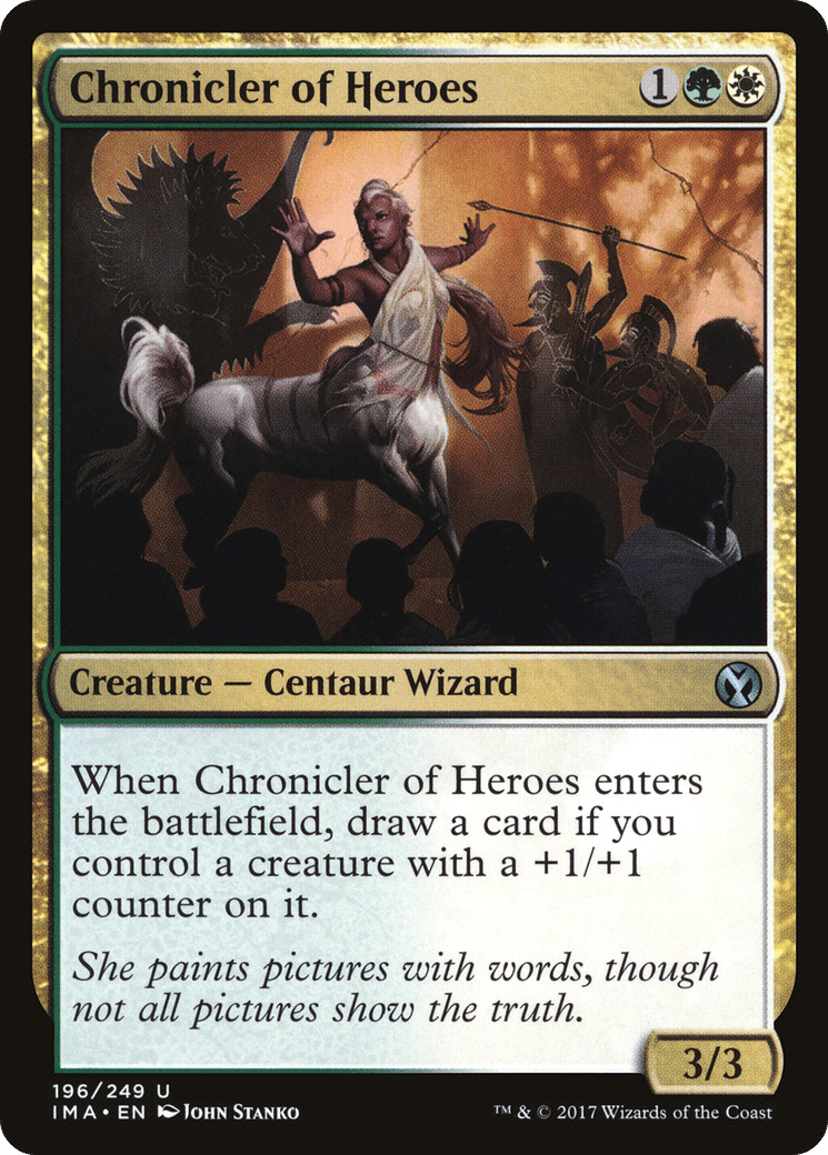 Chronicler of Heroes [Iconic Masters] Foil