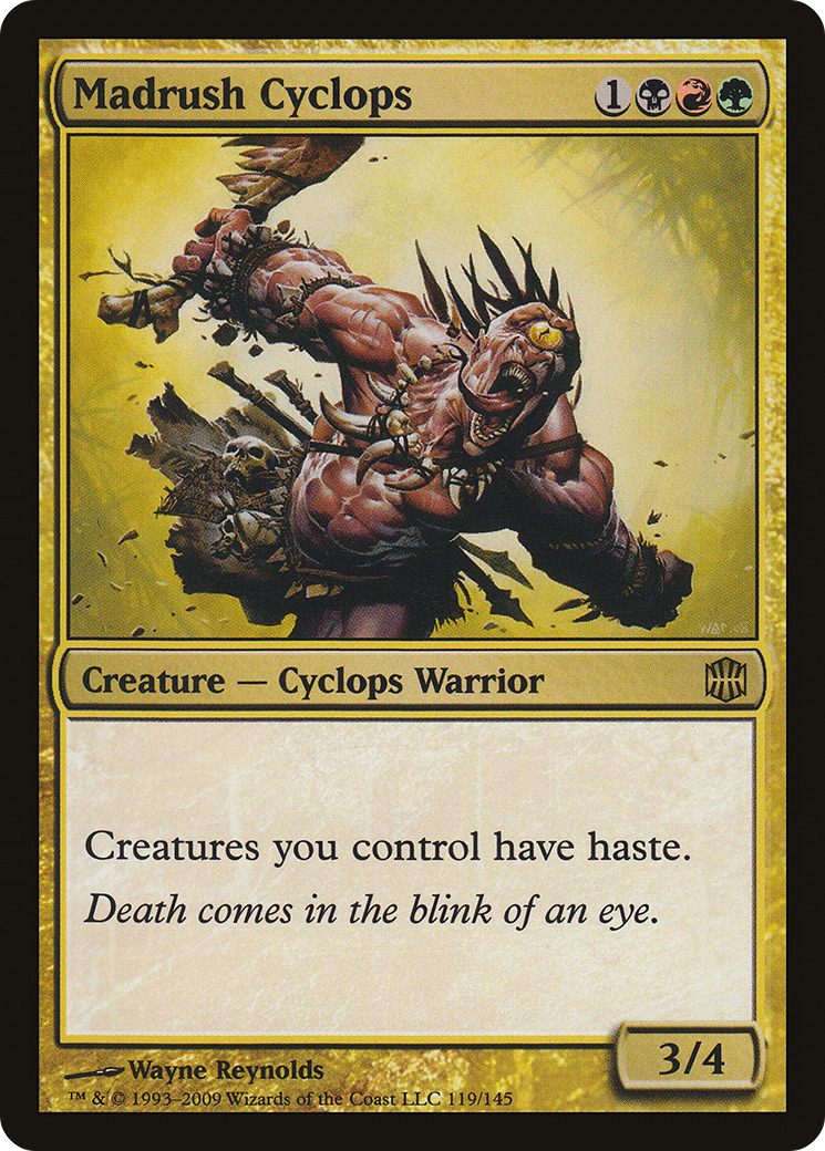 Madrush Cyclops [Alara Reborn] Foil