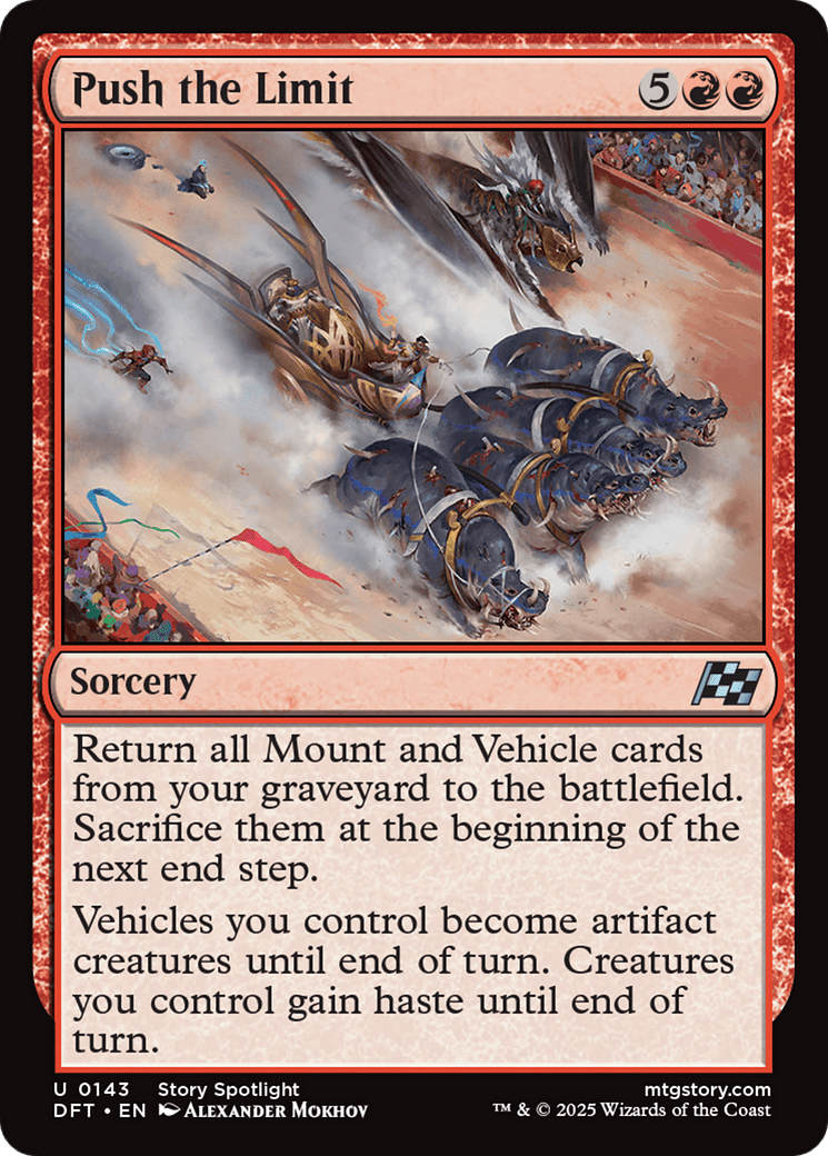 Push the Limit |  Foil (143) [Aetherdrift]