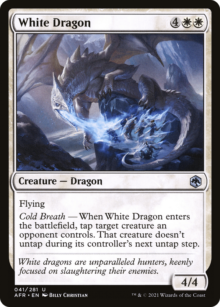 White Dragon [Dungeons & Dragons: Adventures in the Forgotten Realms] Foil