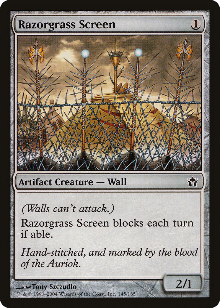 Razorgrass Screen [Fifth Dawn] Foil