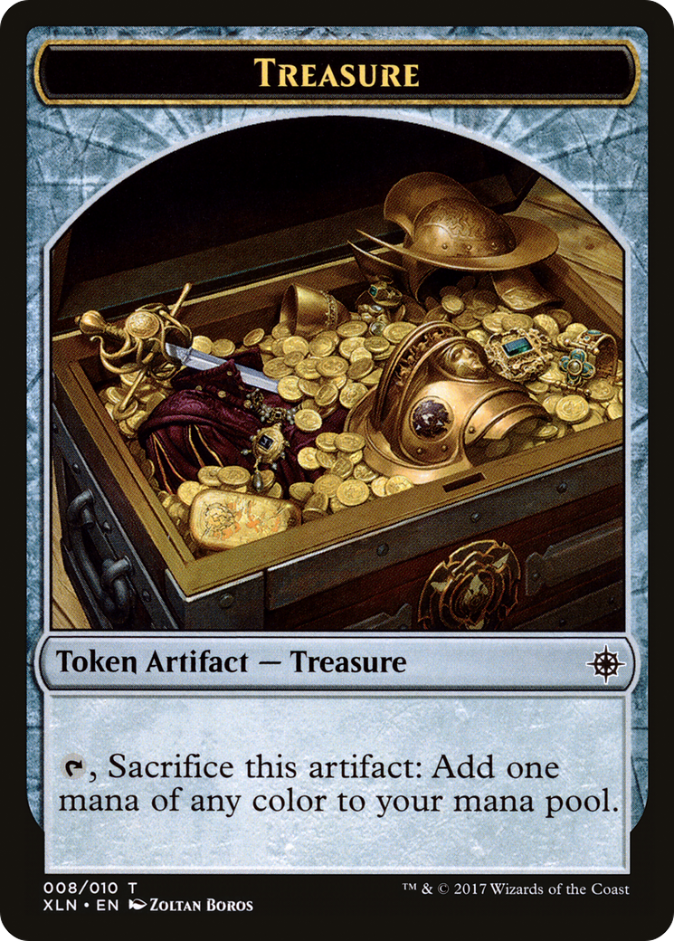 Treasure Token (008/010) [Ixalan Tokens] Foil