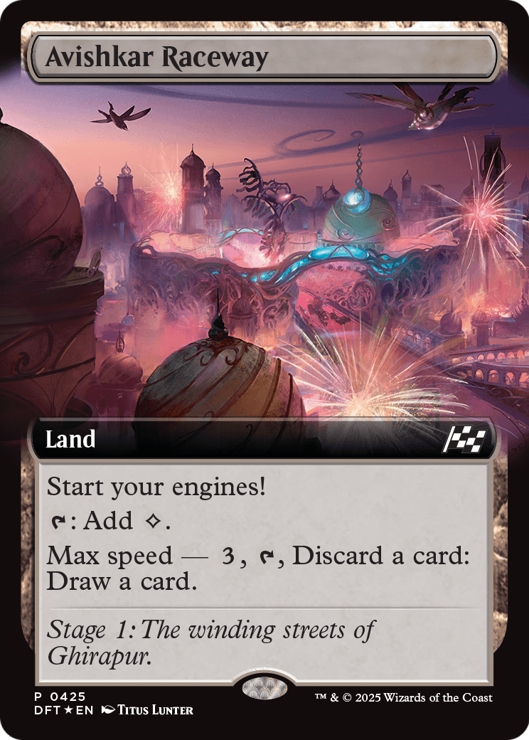 Avishkar Raceway (Extended Art) |  Foil (425) [Aetherdrift]
