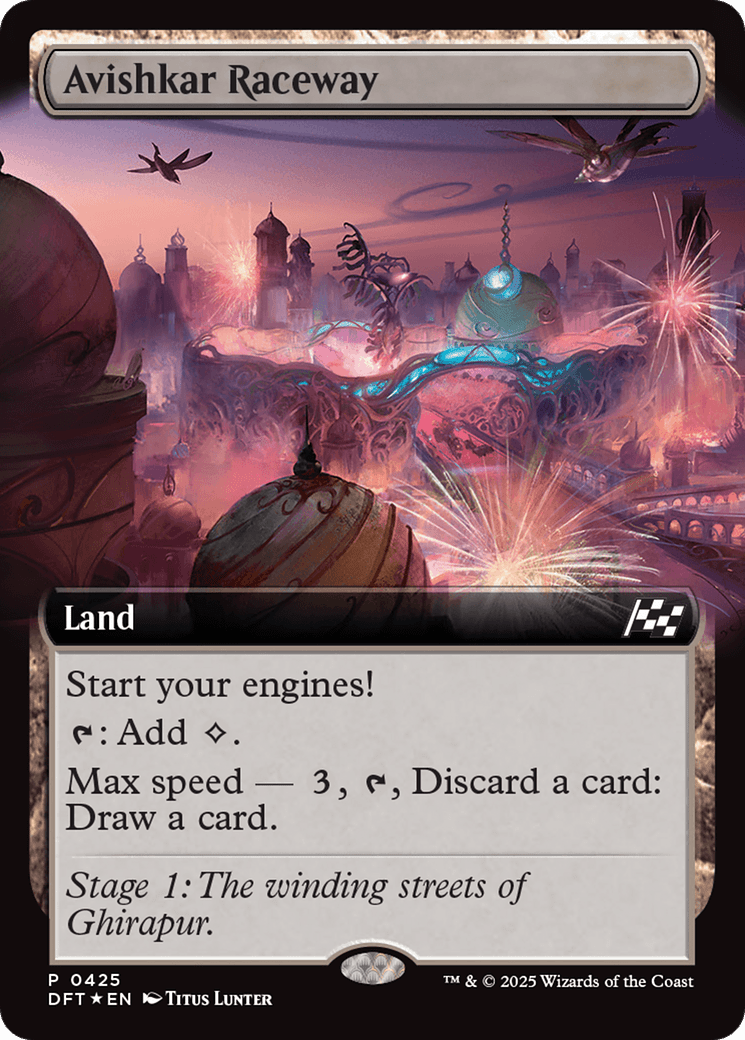 Avishkar Raceway (Extended Art) |  Foil (425) [Aetherdrift]
