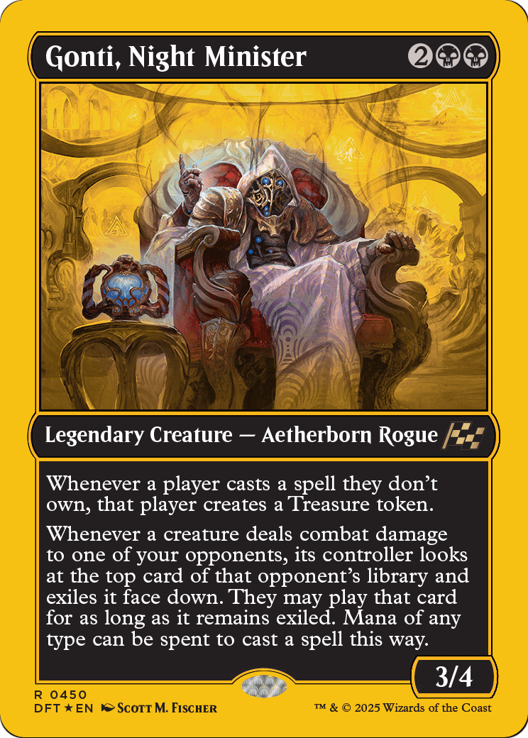 Gonti, Night Minister |  Foil (450) [Aetherdrift]