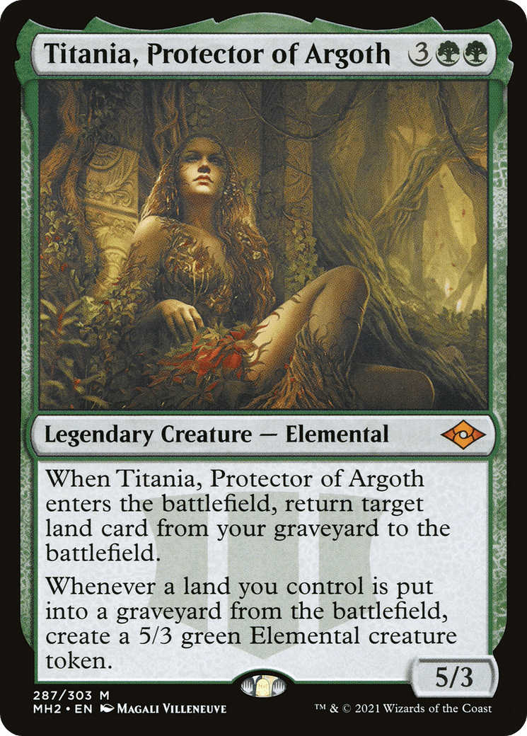 Titania, Protector of Argoth [Modern Horizons 2] Foil