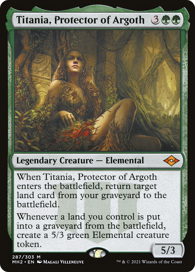 Titania, Protector of Argoth [Modern Horizons 2] Foil