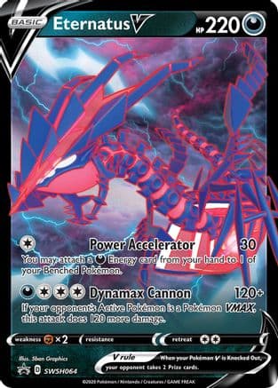Eternatus V SWSH064/307 - SWSH Sword & Shield Promo Cards Holofoil