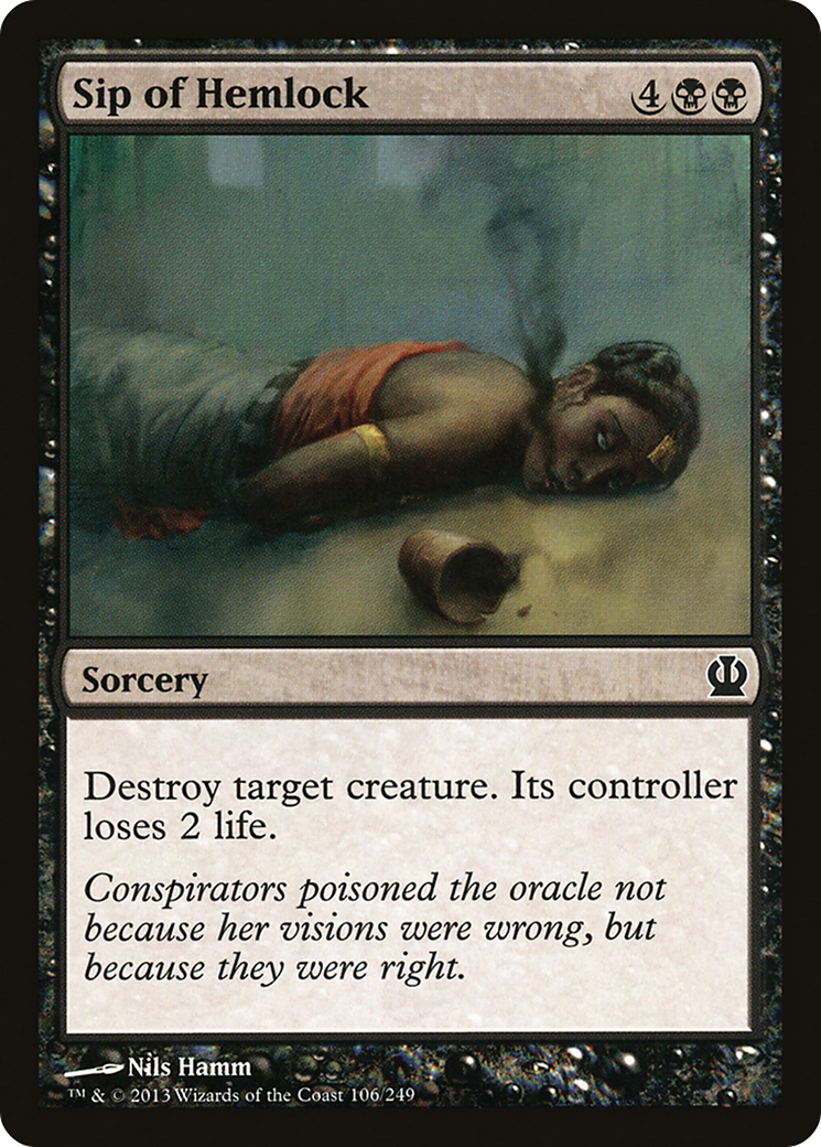 Sip of Hemlock [Theros] Foil