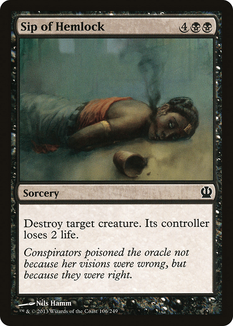 Sip of Hemlock [Theros] Foil