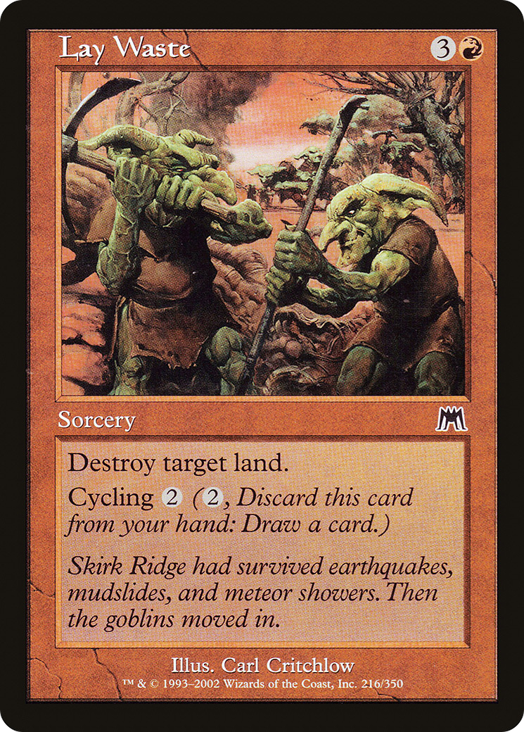 Lay Waste [Onslaught] Foil