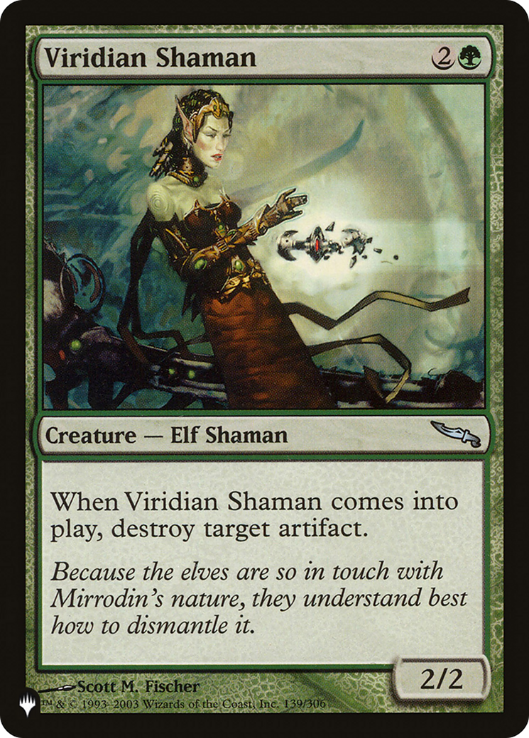 Viridian Shaman |  (MRD-139) [The List]