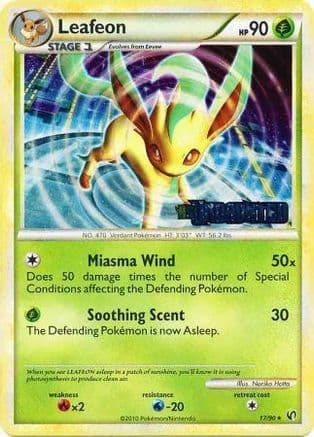Leafeon (Prerelease) 17/90 - HGSS Promos Holofoil