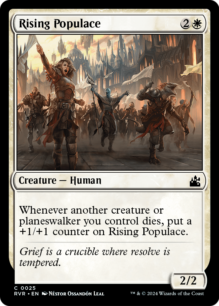 Rising Populace [Ravnica Remastered] Foil