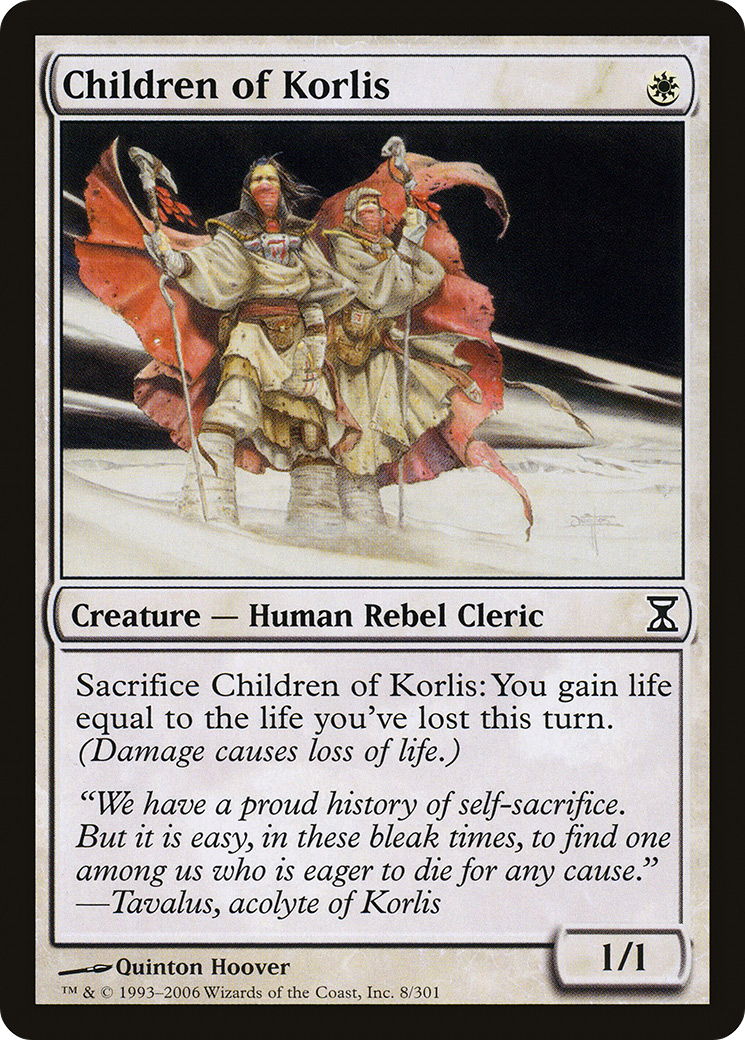 Children of Korlis [Time Spiral] Foil