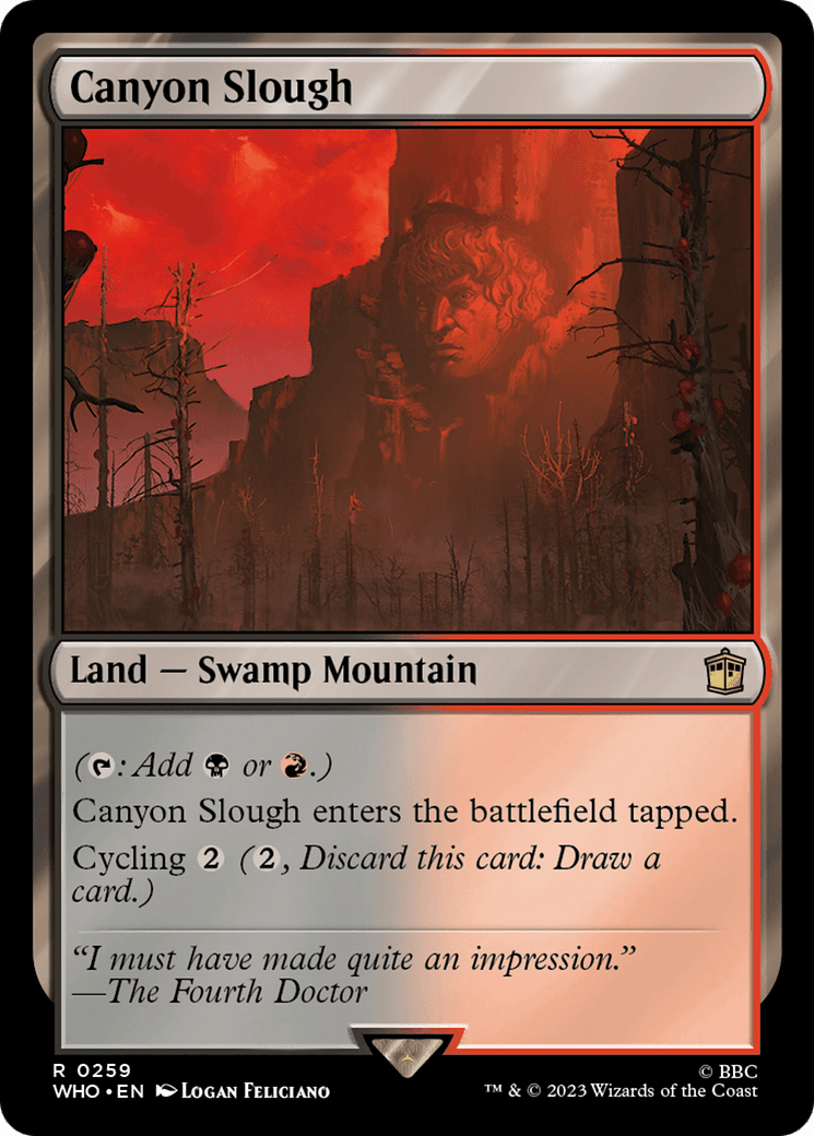 Canyon Slough [Doctor Who] Foil