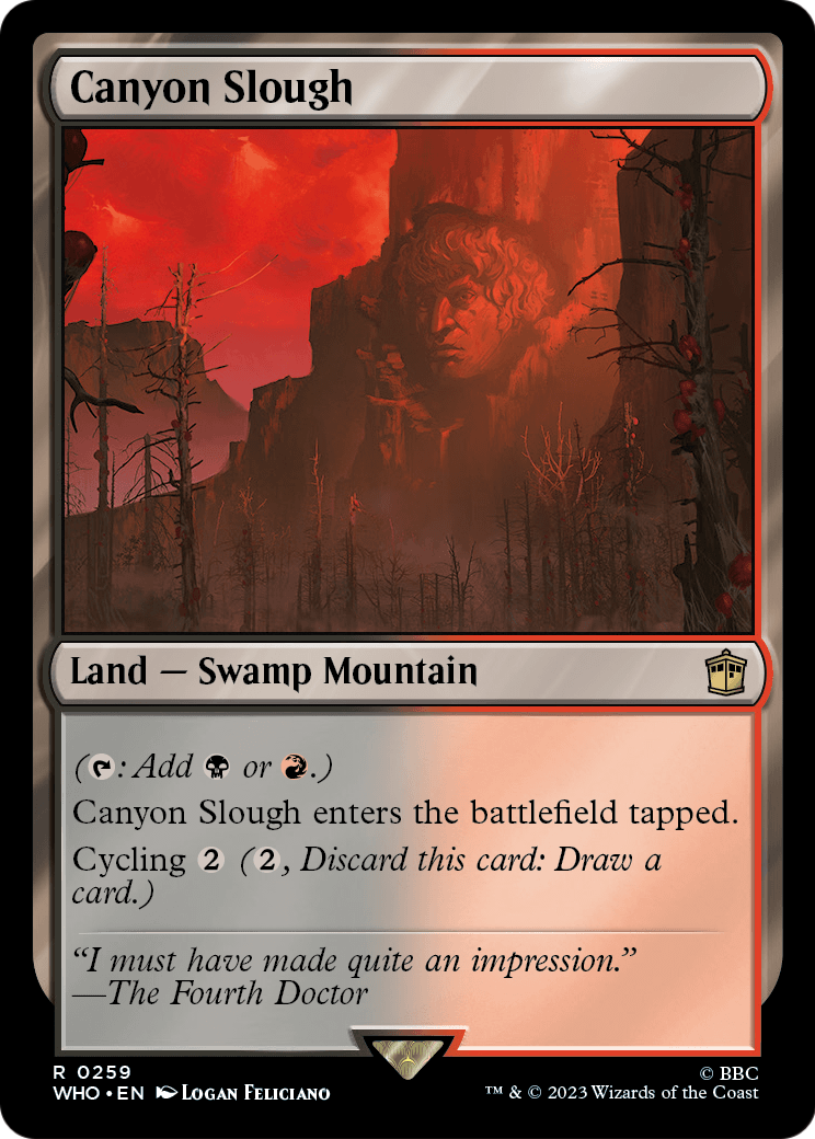 Canyon Slough [Doctor Who] Foil