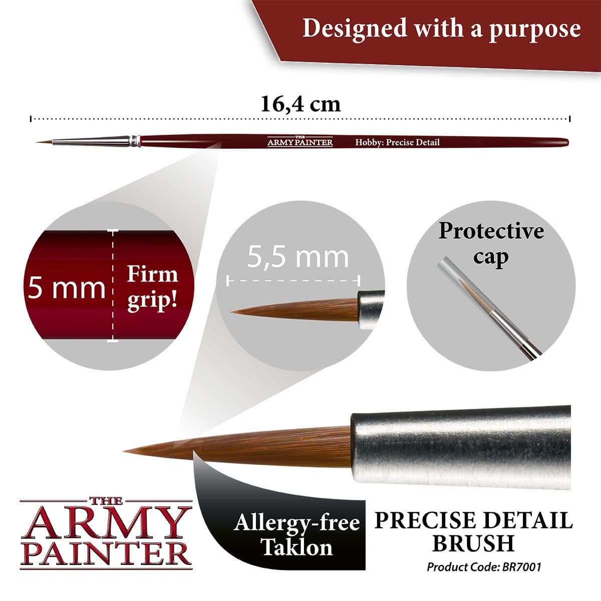 The Army Painter | Brushes | Hobby: Precise Detail Brush