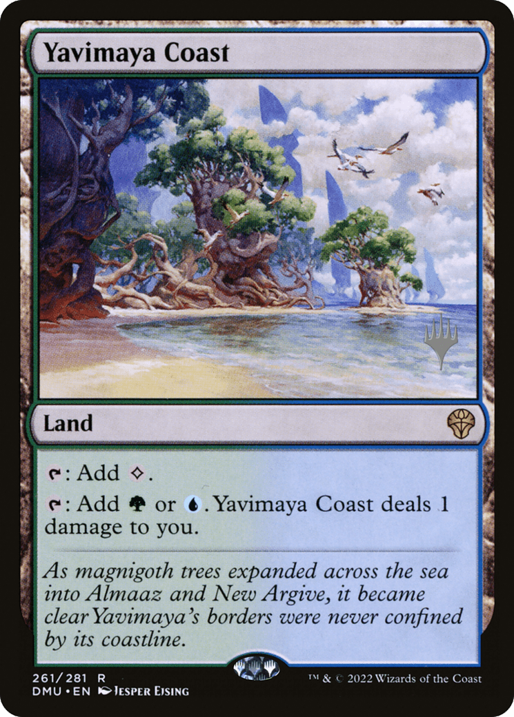 Yavimaya Coast (Promo Pack) [Dominaria United Promos] Foil
