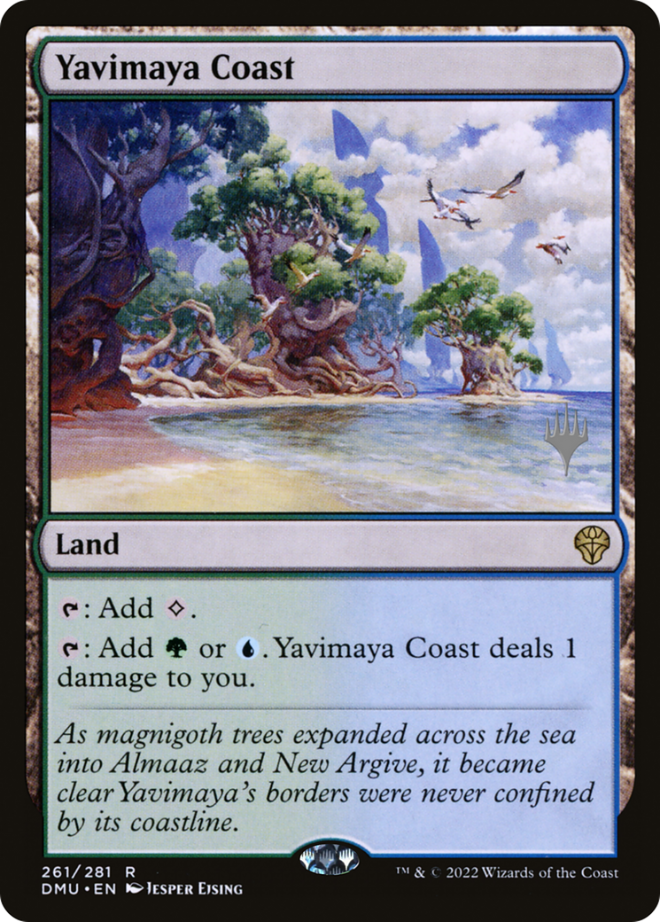 Yavimaya Coast (Promo Pack) [Dominaria United Promos] Foil