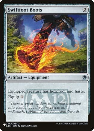 Swiftfoot Boots (A25) |  Foil (234/249) [The List Reprints]