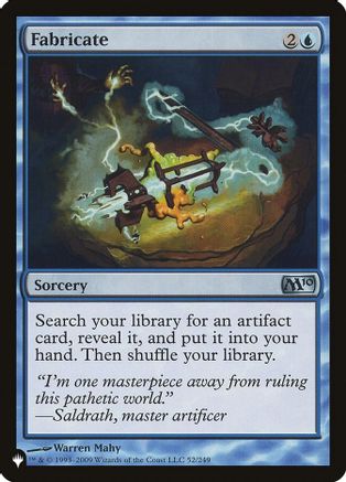 Fabricate |  (52/249) [The List Reprints]
