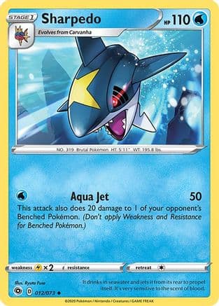 Sharpedo 012  Champions Path - Uncommon
