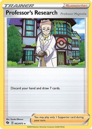 Professor's Research 062/73 - Champions Path Reverse Holofoil