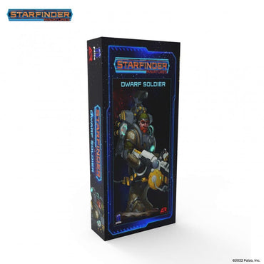 Starfinder Masterclass Miniatures: Dwarf Soldier
