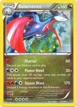 Salamence (Cosmos Holo) 57/108 - Blister Exclusives Holofoil