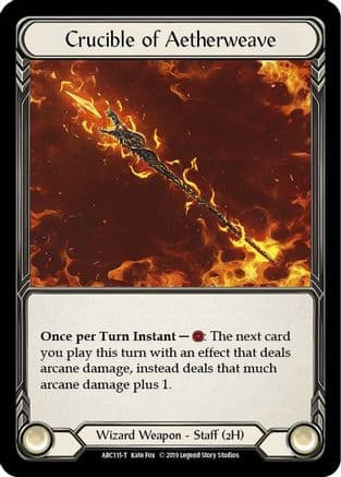 Crucible of Aetherweave // Kano, Dracai of Aether (ARC115) - Arcane Rising