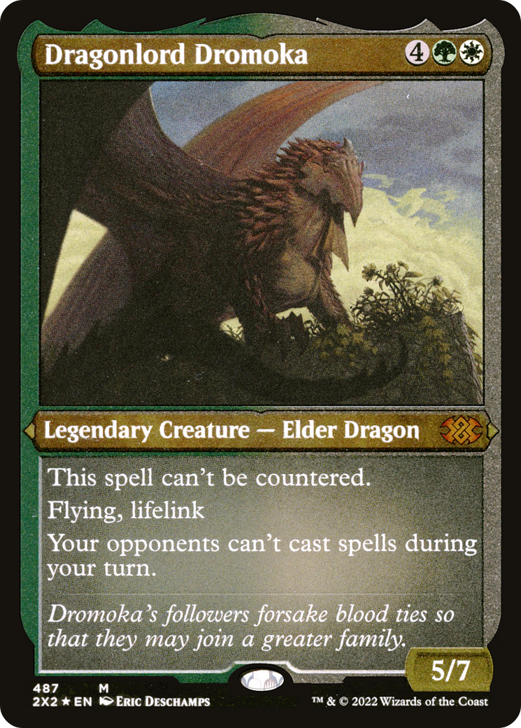 Dragonlord Dromoka (Foil Etched) |  Foil (487) [Double Masters 2022]
