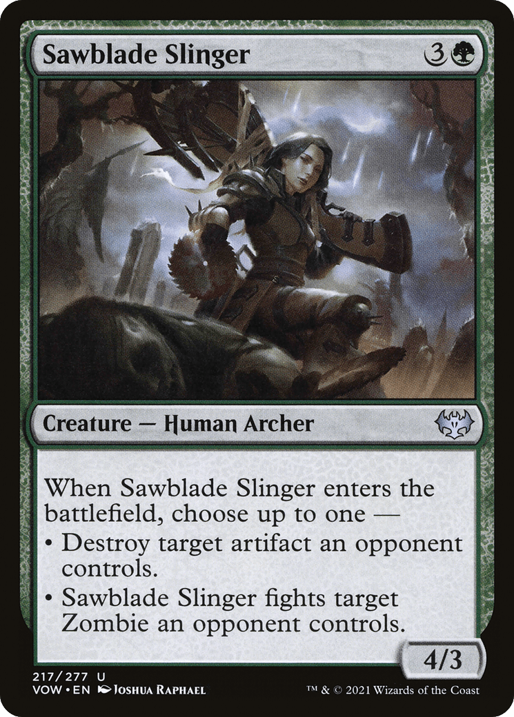 Sawblade Slinger [Innistrad: Crimson Vow] Foil