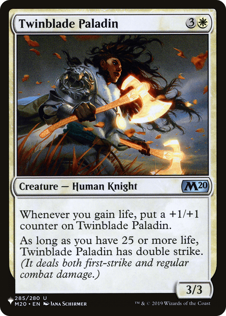 Twinblade Paladin |  (M20-285) [The List]