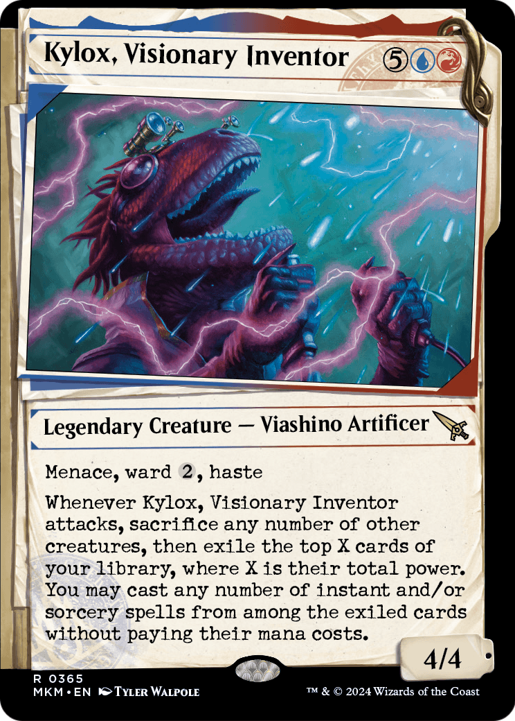 Kylox, Visionary Inventor (Showcase) [Murders at Karlov Manor] Foil