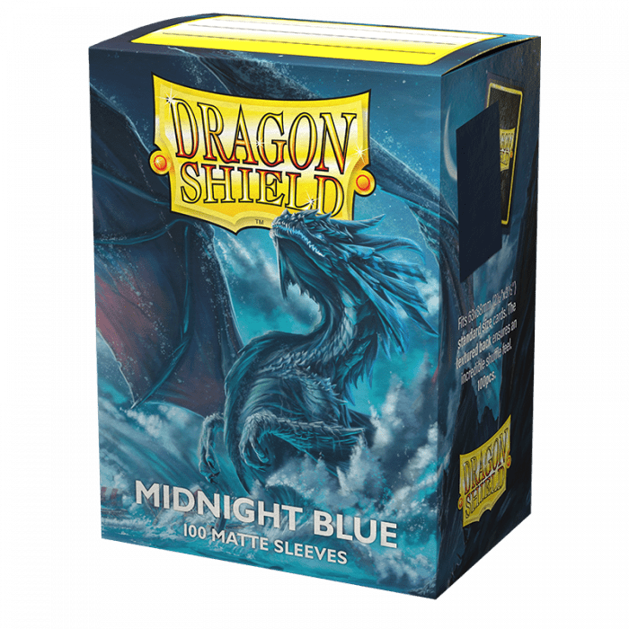 Dragon Shield | Standard Size Sleeve | 100ct | Midnight Blue (Matte)