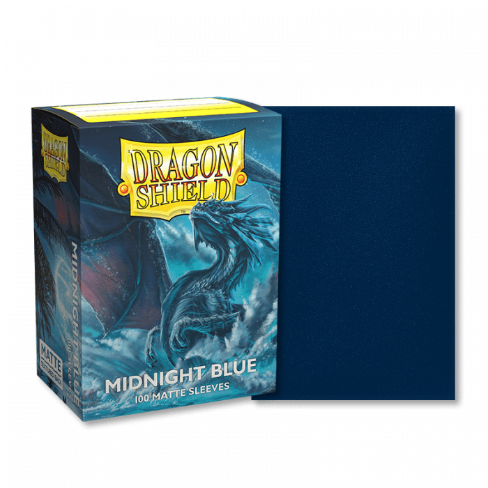 Dragon Shield Matte Sleeves | Standard Size | 100ct Midnight Blue