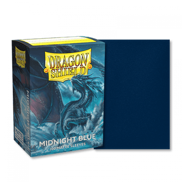 Dragon Shield Matte Sleeves | Standard Size | 100ct Midnight Blue