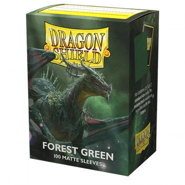 Dragon Shield Matte Sleeves | Standard Size | 100ct Forest Green